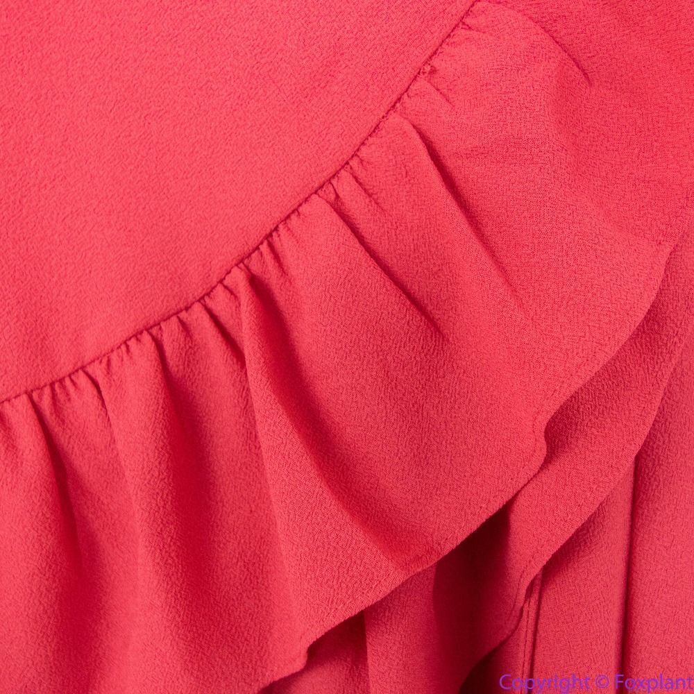 1. State Red Ruffle Mini Dress - Picture 8 of 16